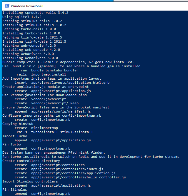 PowerShell after packages installed with winget